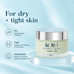 Koyo Hydro Lock Creme Gel for dry and tight skin